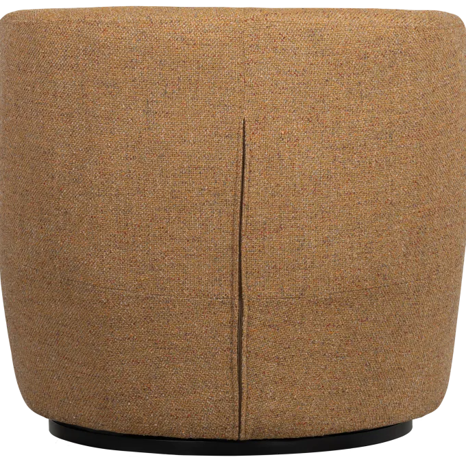 Woood Serra draaifauteuil melange stof curry