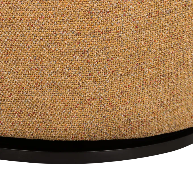 Woood Serra draaifauteuil melange stof curry