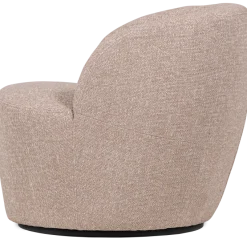 Woood Serra Draaifauteuil Naturel Melange