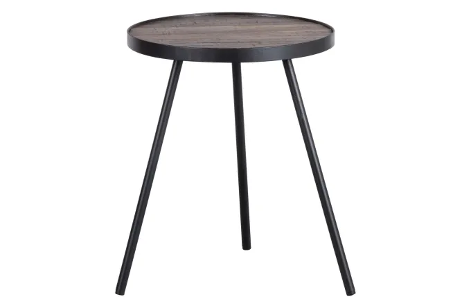 Woood Set van 3 - Lize Bijzettafels Hout/metaal