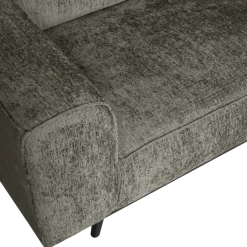Woood Showroommodel - Statement hoekbank rechts structure velvet frost