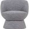 Woood Shuffle Draaifauteuil Grijs Melange