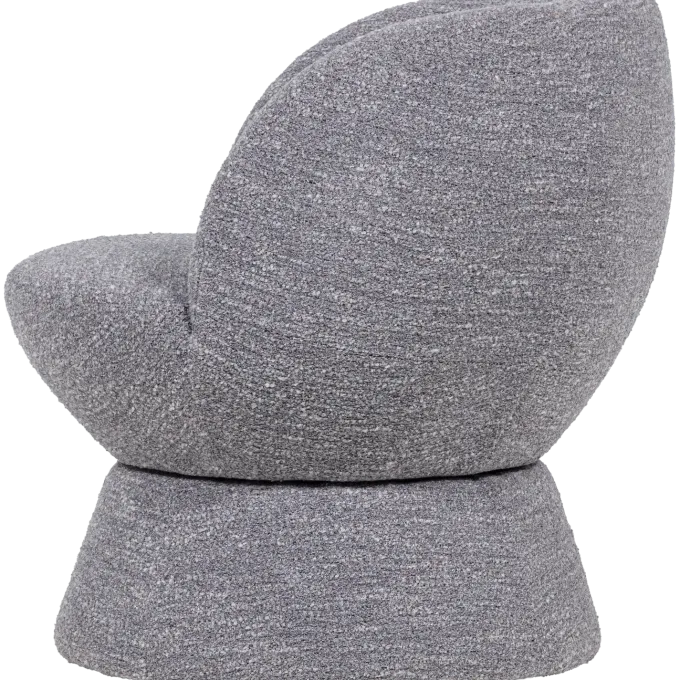 Woood Shuffle Draaifauteuil Grijs Melange