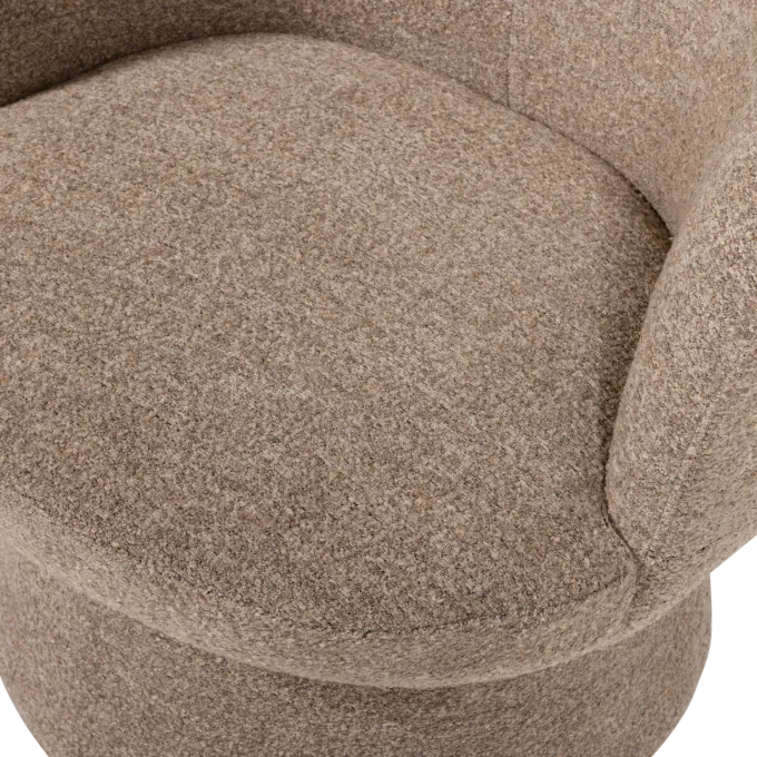 Woood Shuffle Draaifauteuil Bruin Melange