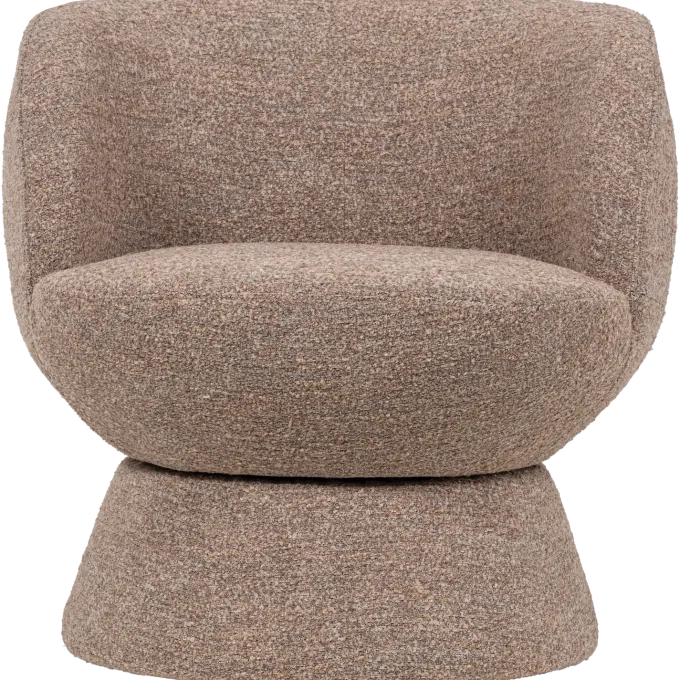Woood Shuffle Draaifauteuil Bruin Melange