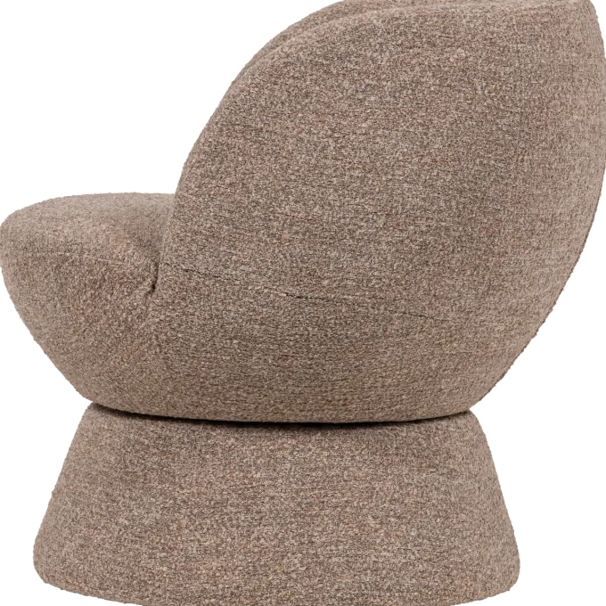 Woood Shuffle Draaifauteuil Bruin Melange