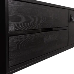 Woood Silas tv meubel 120cm essen blacknight [fsc]
