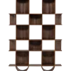 Woood Sinne boekenkast mango hout walnoot 180x130cm