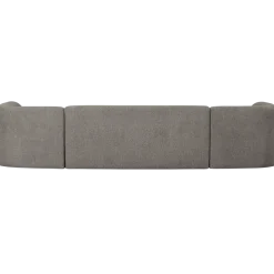 Woood Sloping u-vorm bank grijs melange
