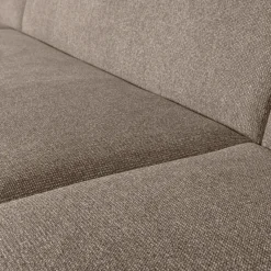 Woood Sloping u-vorm bank lichtbruin melange