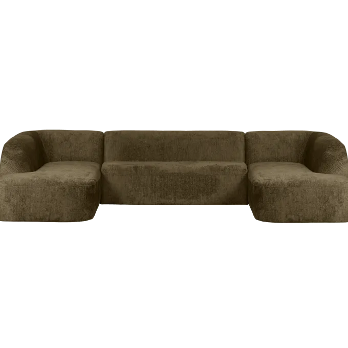 Woood Sloping u-vorm bank structure velvet bonsai
