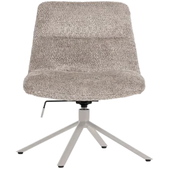 Woood Soren Verstelbare Draaifauteuil Wollig Grijs