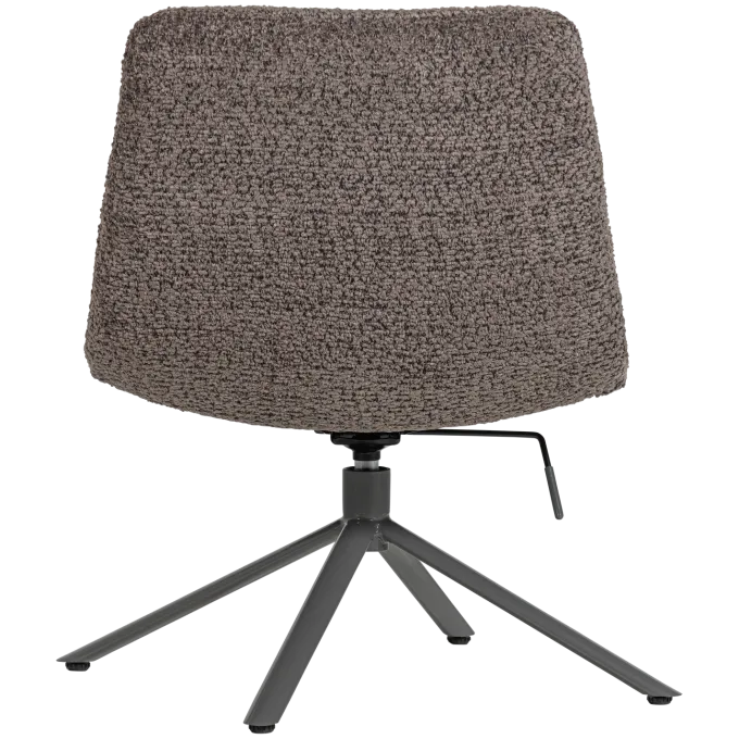 Woood Soren Verstelbare Draaifauteuil Wollig Bruin