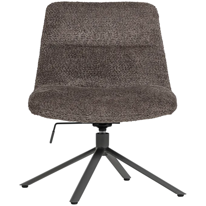 Woood Soren Verstelbare Draaifauteuil Wollig Bruin