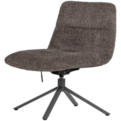 Woood Soren Verstelbare Draaifauteuil Wollig Bruin