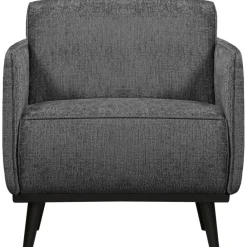 Woood Statement fauteuil met arm structure velvet mountain