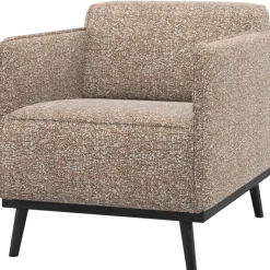 Woood Statement Fauteuil Met Arm Lichtbruin Melange