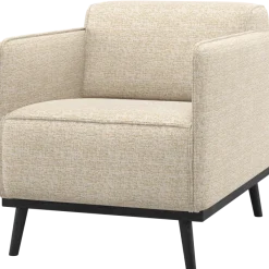 Woood Statement Fauteuil Met Arm Beige Melange