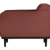 Woood Statement fauteuil met arm bouclé chestnut