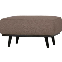 Woood Statement hocker bouclé nougat
