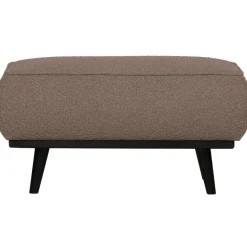 Woood Statement hocker bouclé nougat
