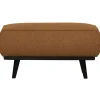 Woood Statement hocker bouclé butter