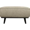 Woood Statement hocker structure velvet wheatfield