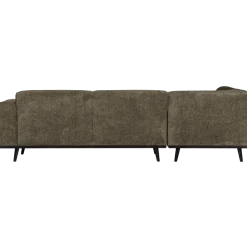 Woood Statement hoekbank links structure velvet bonsai