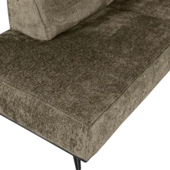 Woood Statement hoekbank links structure velvet bonsai
