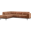 Woood Statement Hoekbank Links Chenille Velvet Terra
