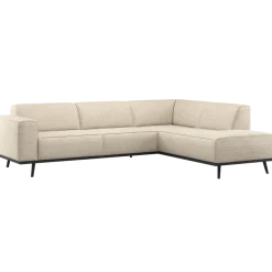 Woood Statement Hoekbank Rechts Beige Melange