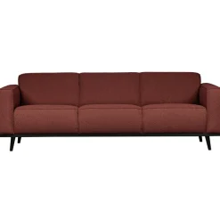 Woood Statement 3-zits bank 230 cm bouclé chestnut