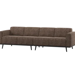 Woood Statement 4-Zits Bank 280 Cm Bruin Melange