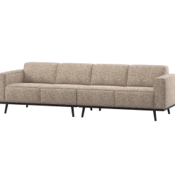 Woood Statement 4-Zits Bank 280 Cm Lichtbruin Melange