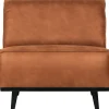 Woood Statement 1-zits element lederlook cognac