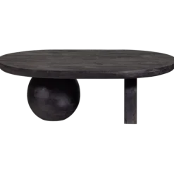 Woood Steppe Salontafel Mango Hout Zwart