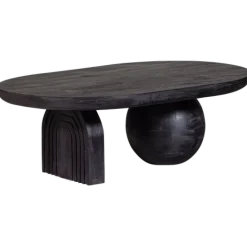 Woood Steppe Salontafel Mango Hout Zwart