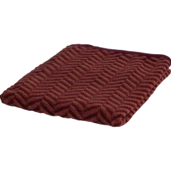 Woood Suna Plaid 130x170 Cm Katoen Bordeauxrood/Paars
