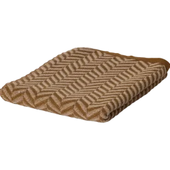 Woood Suna Plaid 130x170 Cm Katoen Honinggeel/Ecru