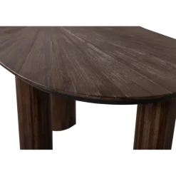 Woood Sun organische sidetable/bureau recycled teak bruin