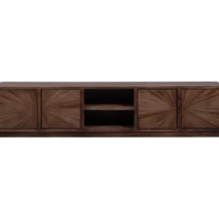 Woood Sun tv meubel met open vak recycled teak bruin