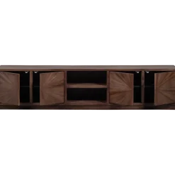 Woood Sun tv meubel met open vak recycled teak bruin