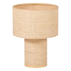 Woood Syro Tafellamp Raffia Naturel 55xo42 Cm