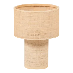 Woood Syro Tafellamp Raffia Naturel 38xo28 Cm