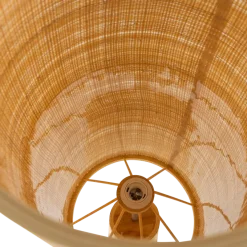 Woood Syro Vloerlamp Raffia Naturel 130xo30 Cm