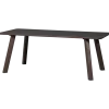 Woood Tablo eettafel afgerond vingerlas 200x90cm mystic brown [fsc]