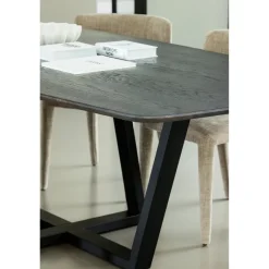 Woood Tablo eettafel deens ovaal dl 220x100cm mystic brown [fsc]