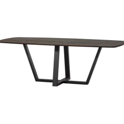 Woood Tablo eettafel deens ovaal dl 220x100cm mystic brown [fsc]