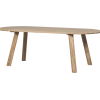 Woood Tablo eettafel ovaal vingerlas 220x90cm transparant [fsc]