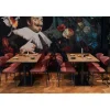 Woood Tablo eettafel recht vingerlas 120x80cm cashmere brown [fsc]